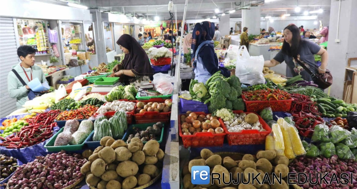 Pengertian Pasar Adalah Tempat Terdapat Penjual, Pembeli, Barang